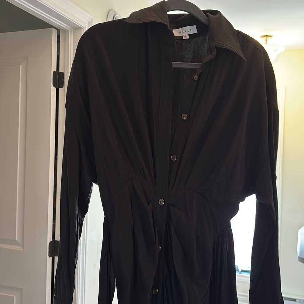 Elegant Tencel shirt dress